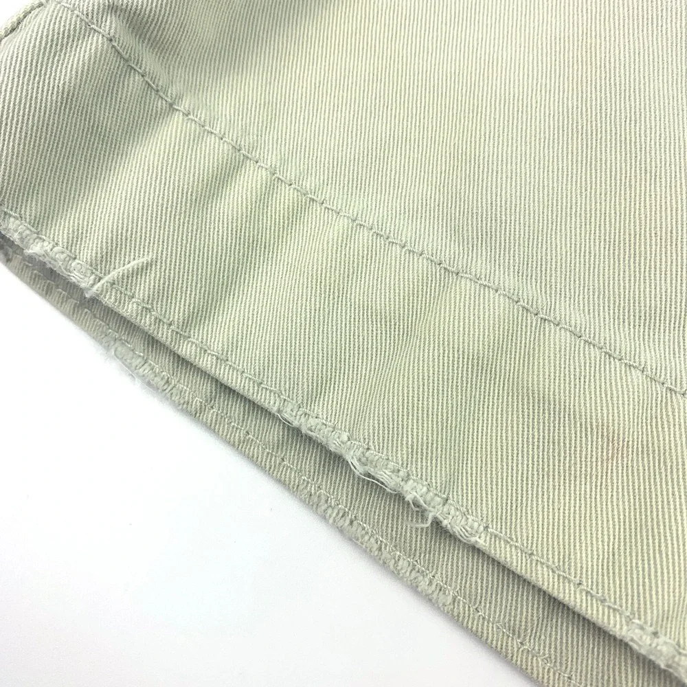 American Eagle Outfitters AEO Longer Length Mens Shorts Sz 28 Flat‎ Front Chino